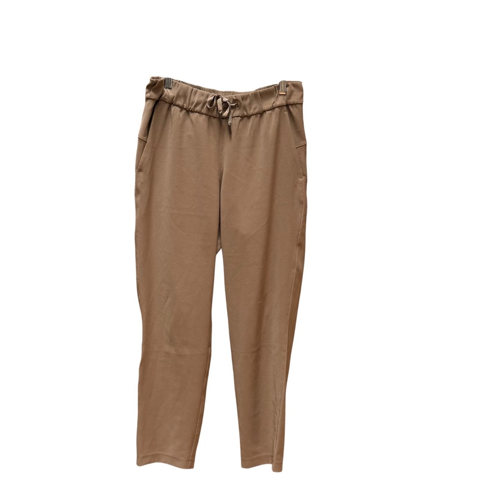 Lululemon Pants Womens Size 6 Tan On The Fly 7/8 Jogger Khaki Travel Athleisure